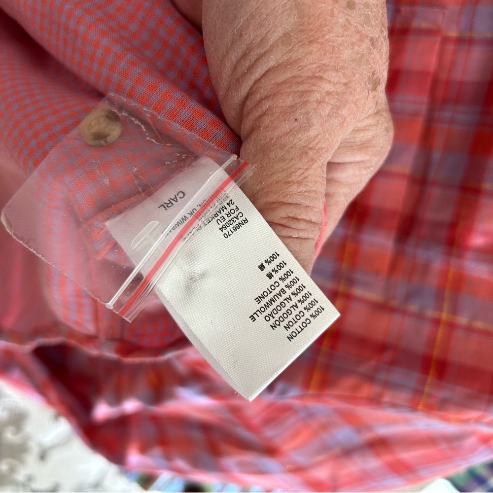 Anthro/Seen Worn Kept Plaid Button-Down Shirt - Picture 13 of 14